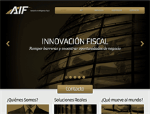 Tablet Screenshot of aif.com.mx