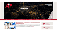 Desktop Screenshot of aif.de