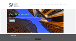 Desktop Screenshot of aif.es